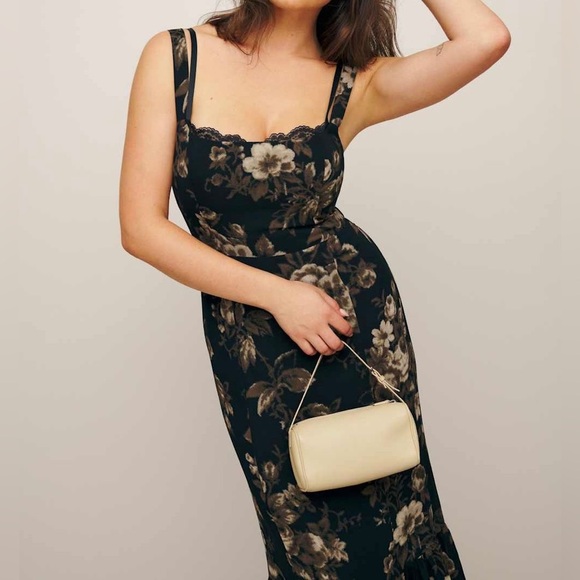 Reformation Irisa Maxi Sleveless Dress in Grand Dame size 14 - Picture 3 of 11